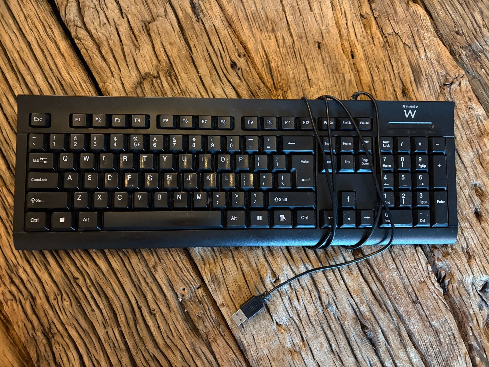 Toetsenbord USB aansluiting - Qwerty, Ophalen, Zo goed als nieuw, Qwerty, Numeriek gedeelte