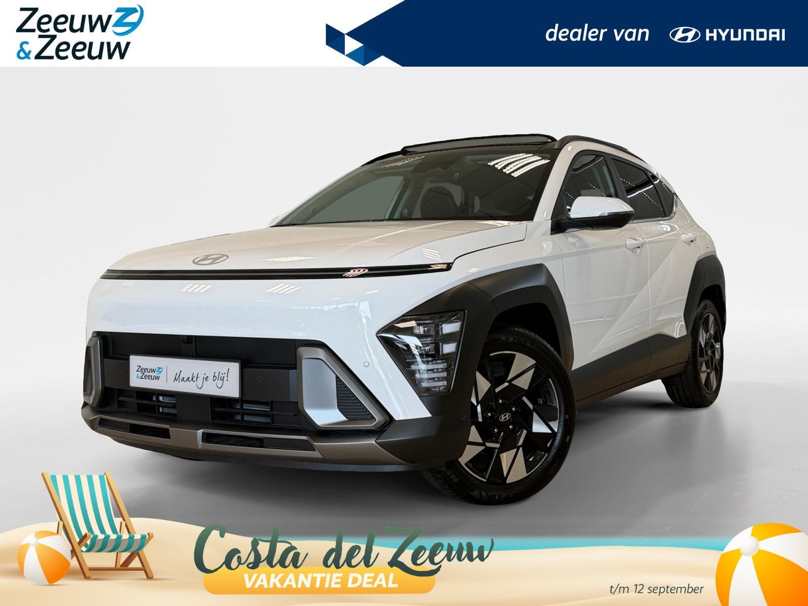 Hyundai Kona 1.6 GDi HEV Premium Sky | Z&Z Topdeal | Van €, 12 maanden, 137 pk, Bedrijf, Nieuw