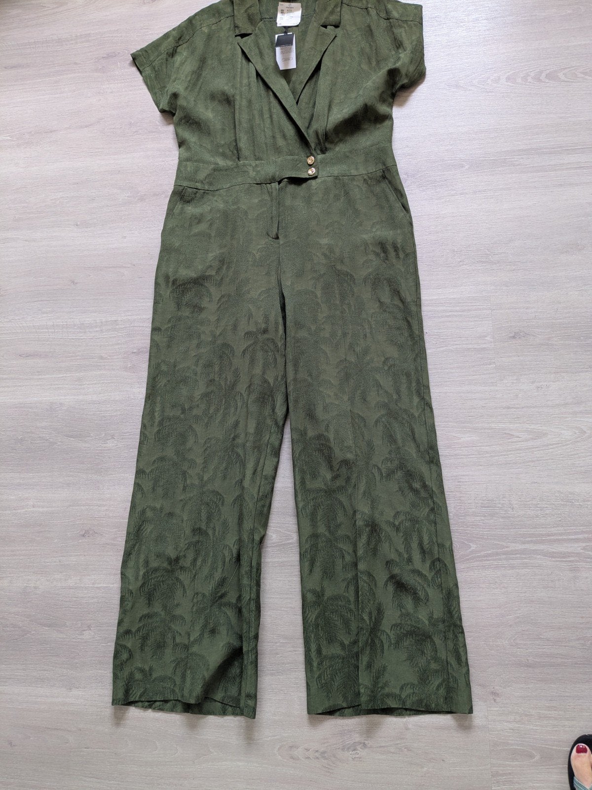 Nieuwe Caroline Biss jumpsuit met palmboomprint 44, Maat 42/44 (L), Nieuw, Ophalen of Verzenden, Caroline Biss