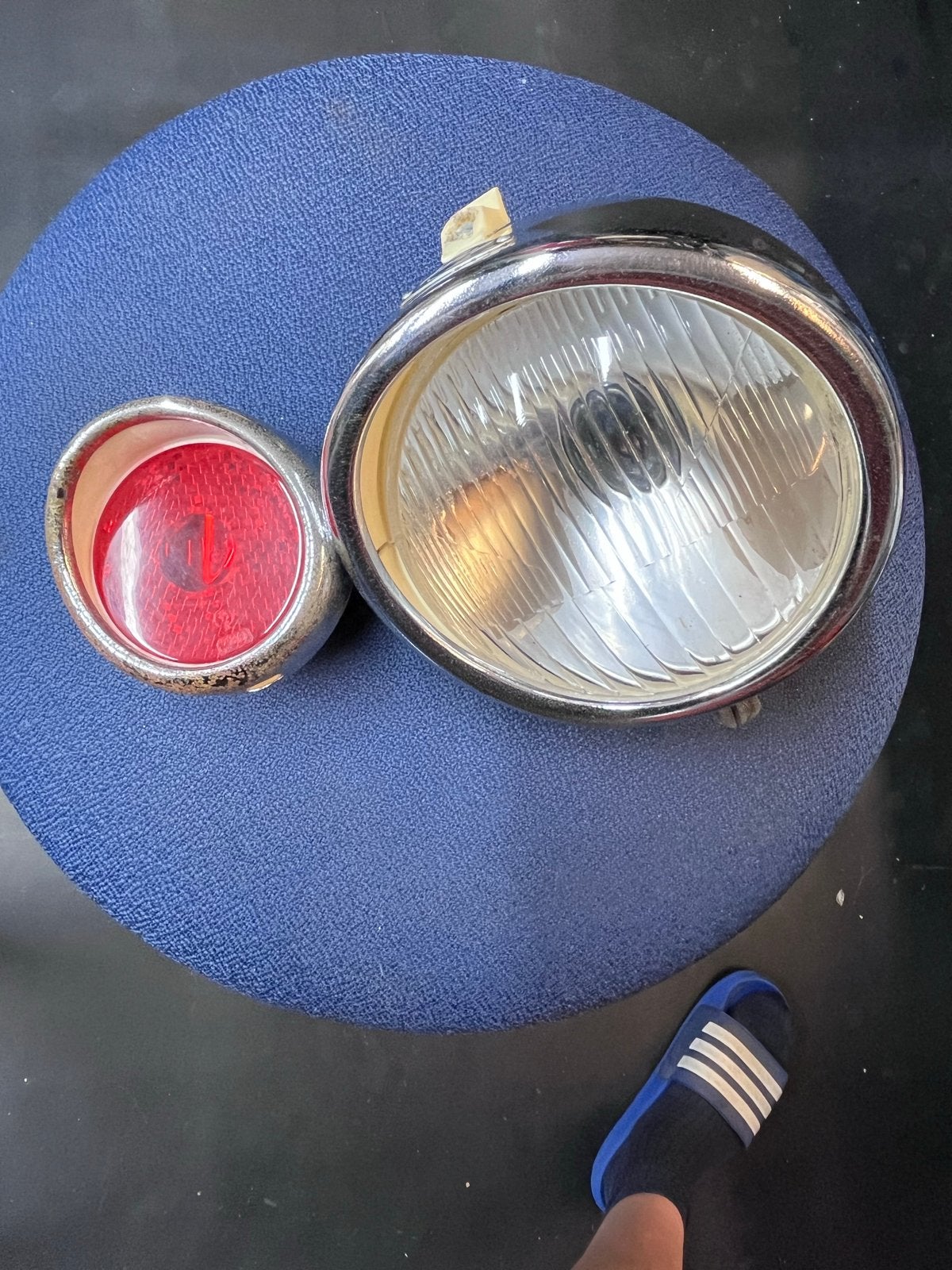 Vintage Achterlicht (Magneet) en Lucia Koplamp Set, Ophalen of Verzenden, Gebruikt, Koplamp, Overige merken