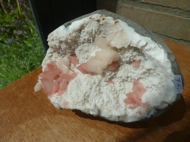 Heulandiet met stilbiet geode, Ophalen of Verzenden, Mineraal