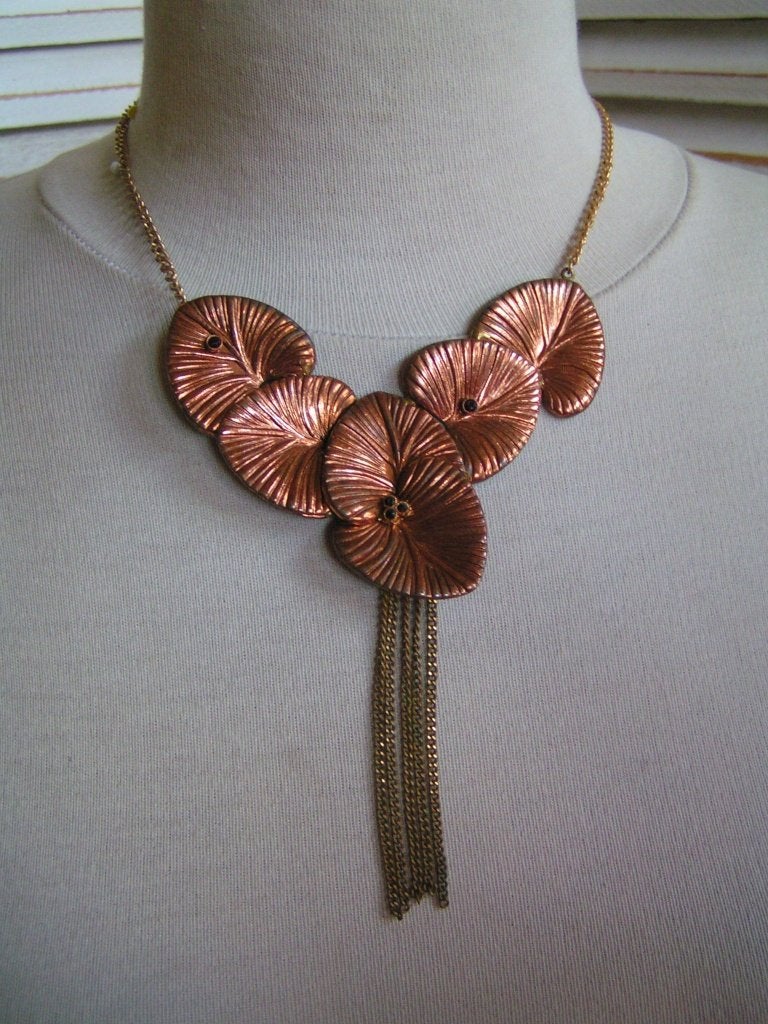 koperen ketting nr CC 725, Verzenden, Zo goed als nieuw, Overige kleuren, Overige materialen