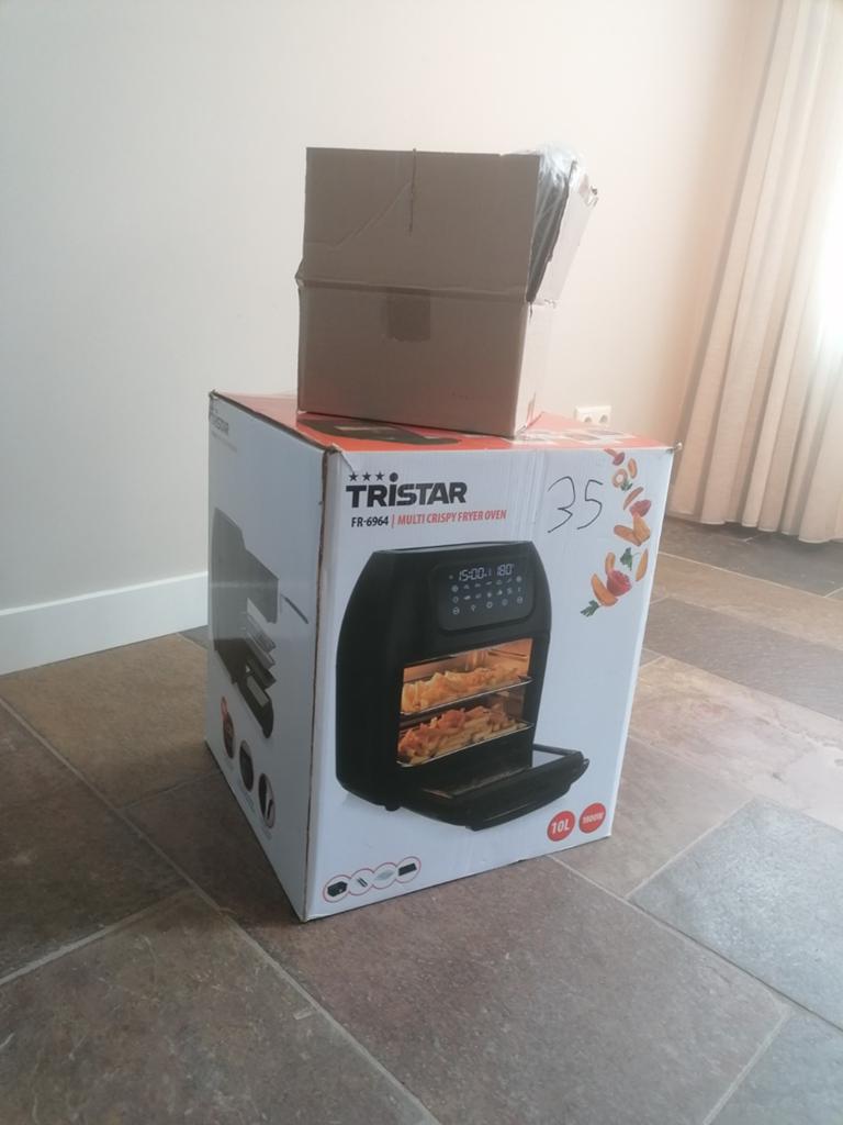 Tristar FR-6964 Multi Crispy Fryer Oven 10L Zeer nette staat, Ophalen of Verzenden, Zo goed als nieuw, Airfryer XL