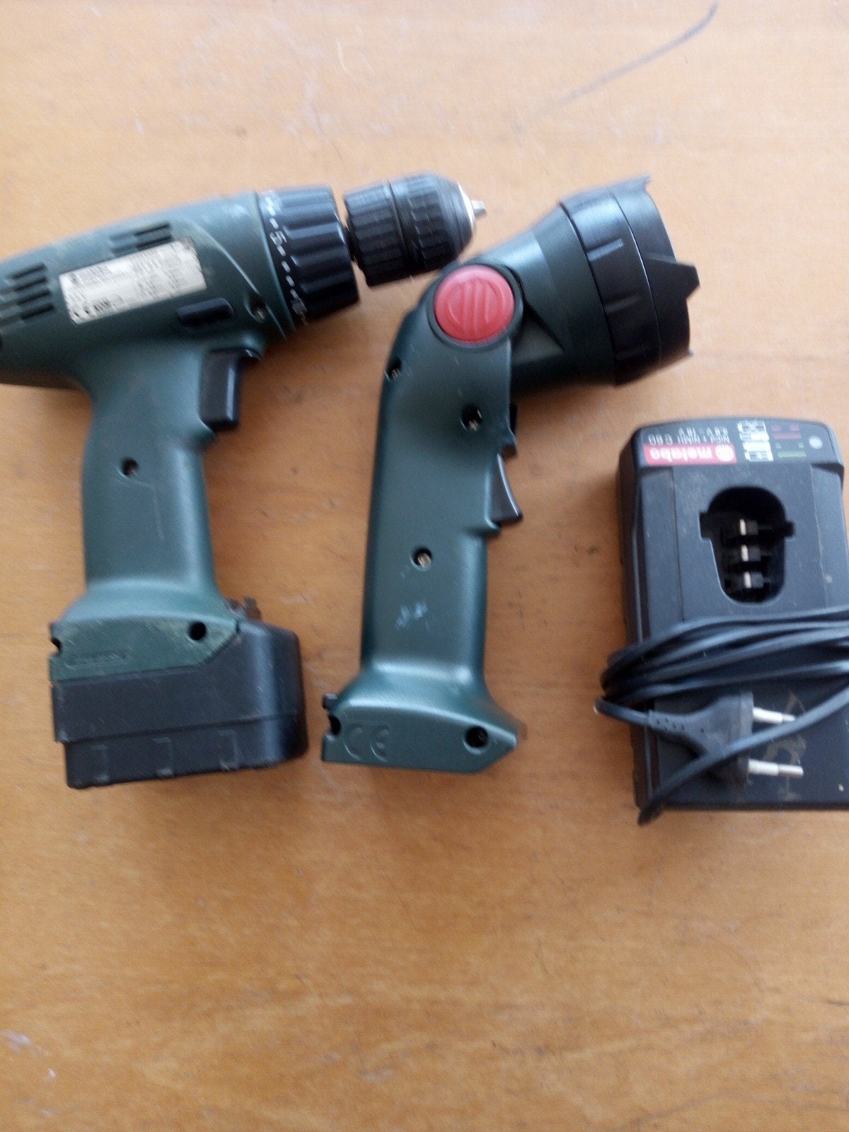 Metabo accuboormachine + lamp, Ophalen, Boor- en Schroefmachine