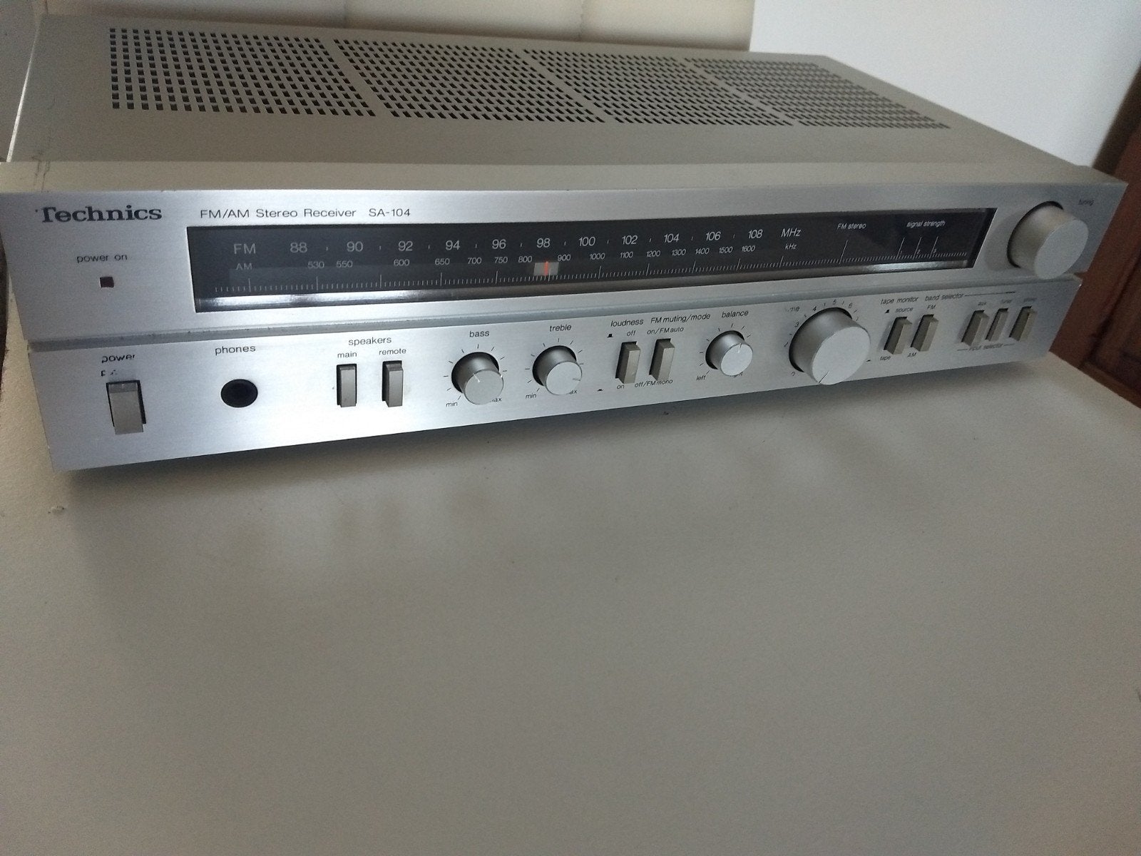 goede Technics Tuner versterker SA-104, Audio, Tv en Foto, Radio's, Ophalen, Gebruikt