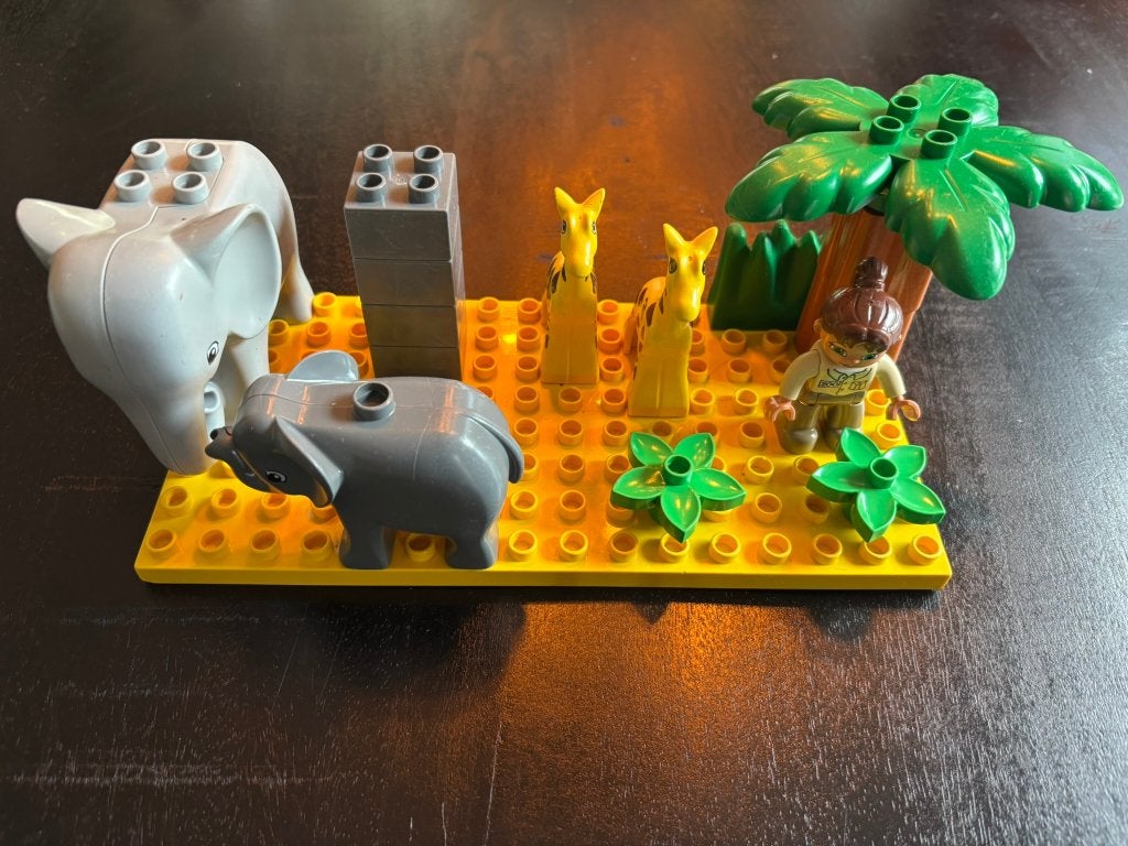 Duplo setje met dieren, Ophalen of Verzenden, Gebruikt, Duplo
