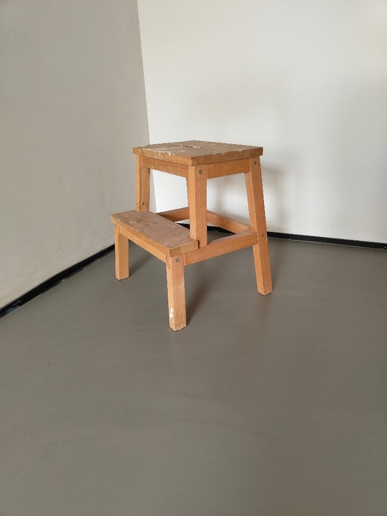 IKEA Bekväm trapje/krukje - Degelijke versie, Ophalen, Gebruikt, Hout