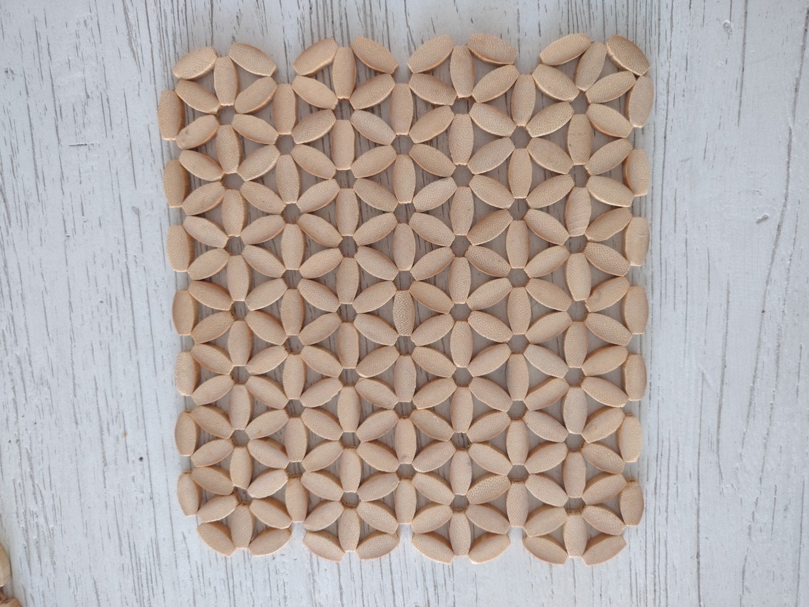 Houten pannenonderzetters - set van 3, Hout, Ophalen of Verzenden, Zo goed als nieuw, Overige kleuren