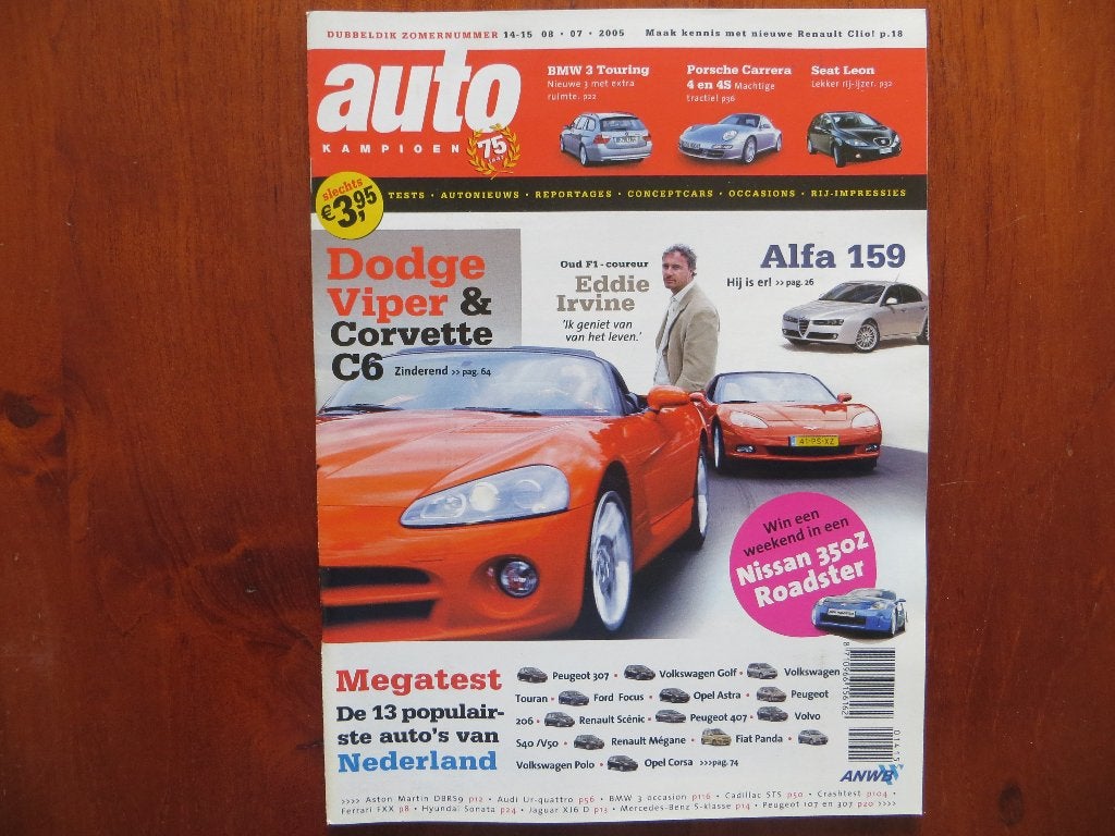 Autokampioen 14-15 2005 Alfa 159, 159 SW, BMW 3 Touring, Ophalen of Verzenden, Nieuw, BMW