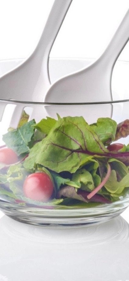 Saladeschaal - set van 2, Ophalen, Overige stijlen, Glas, Schaal of Schalen