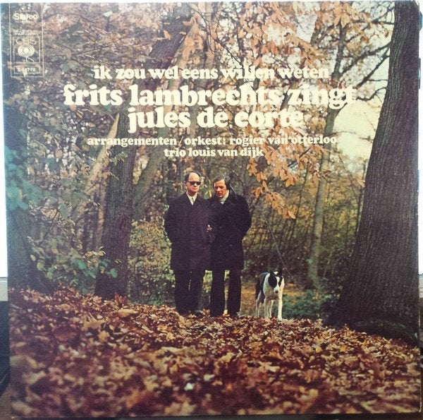 Frits Lambrechts Zingt Jules De Corte (LP Klaphoes 1972 CBS), LP, Gebruikt, Ophalen of Verzenden, Gatefold hoes