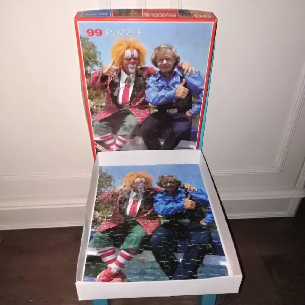 Bassie & Adriaan puzzel Duimen omhoog 99 stukjes, Ophalen, Gebruikt, Tv, Overige typen
