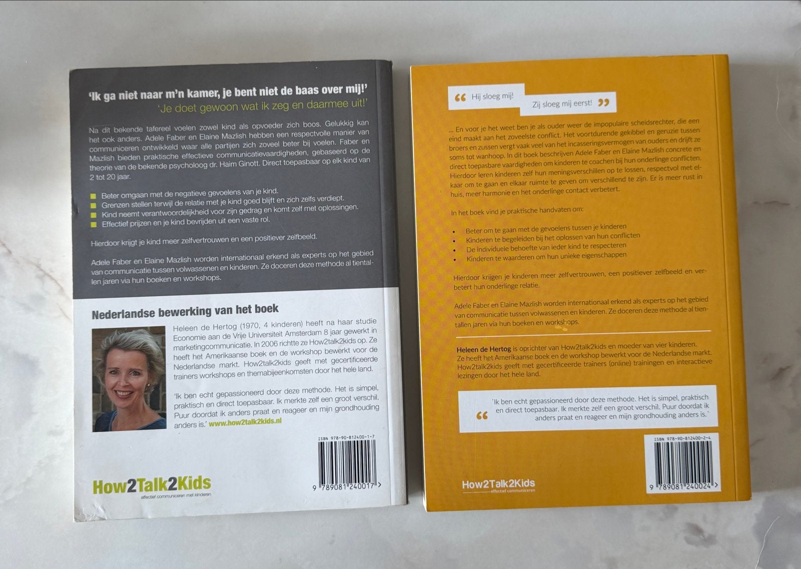 How2Talk2Kids boeken - Effectief communiceren met kinderen, Ophalen of Verzenden, Gelezen, Opvoeding tot 6 jaar