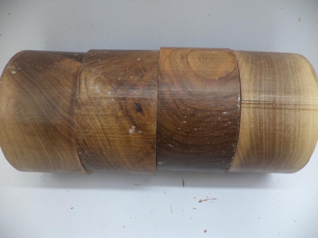 inlands walnoten hout sokkel schijf dik stuk draaihout, Ophalen of Verzenden, Nieuw
