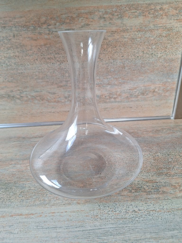 Glazen bloemenvaas helder glas, 22 cm hoog, Ophalen, Transparant, 22 cm, Glas