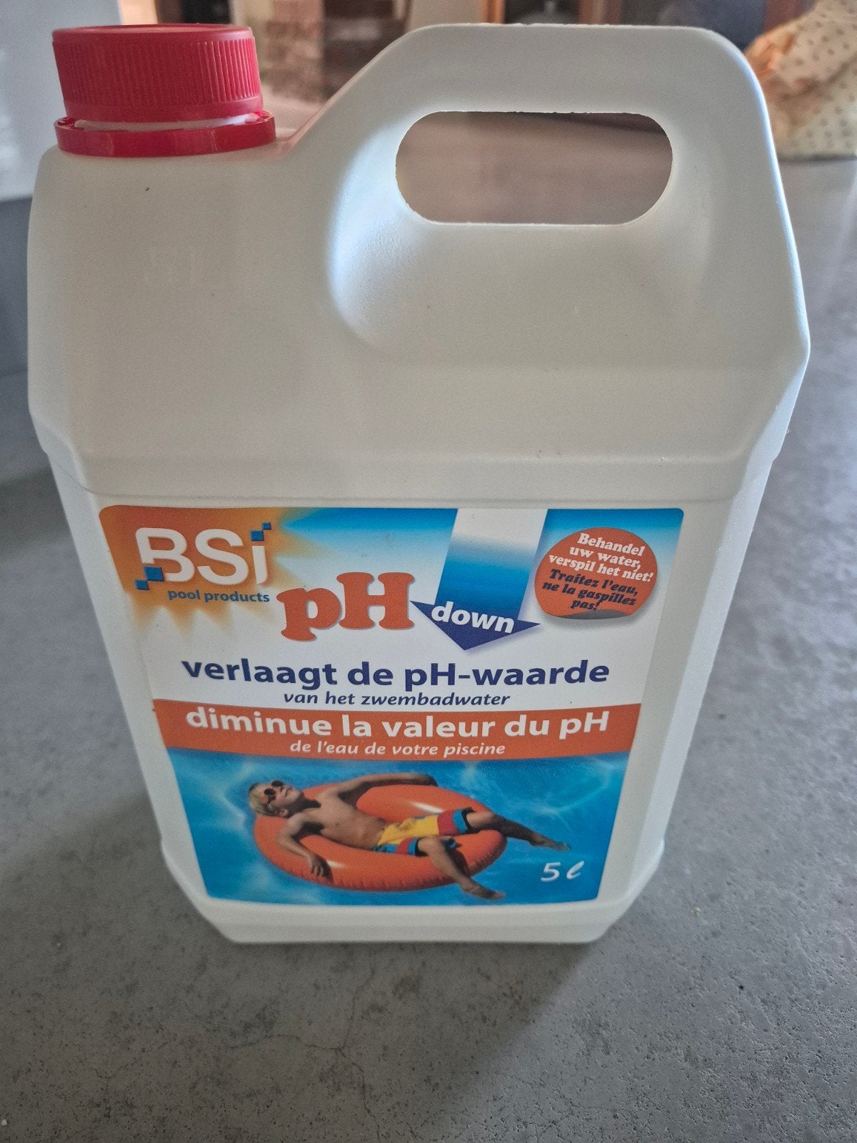 BSI pH Down 5L - Zwembad pH-verlager, Ophalen, Reinigingsmiddel
