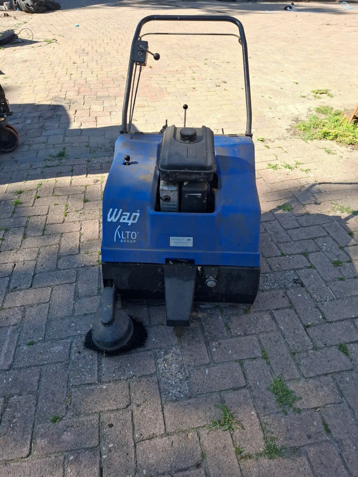 benzine veegmachine, Tuin en Terras, Ophalen of Verzenden