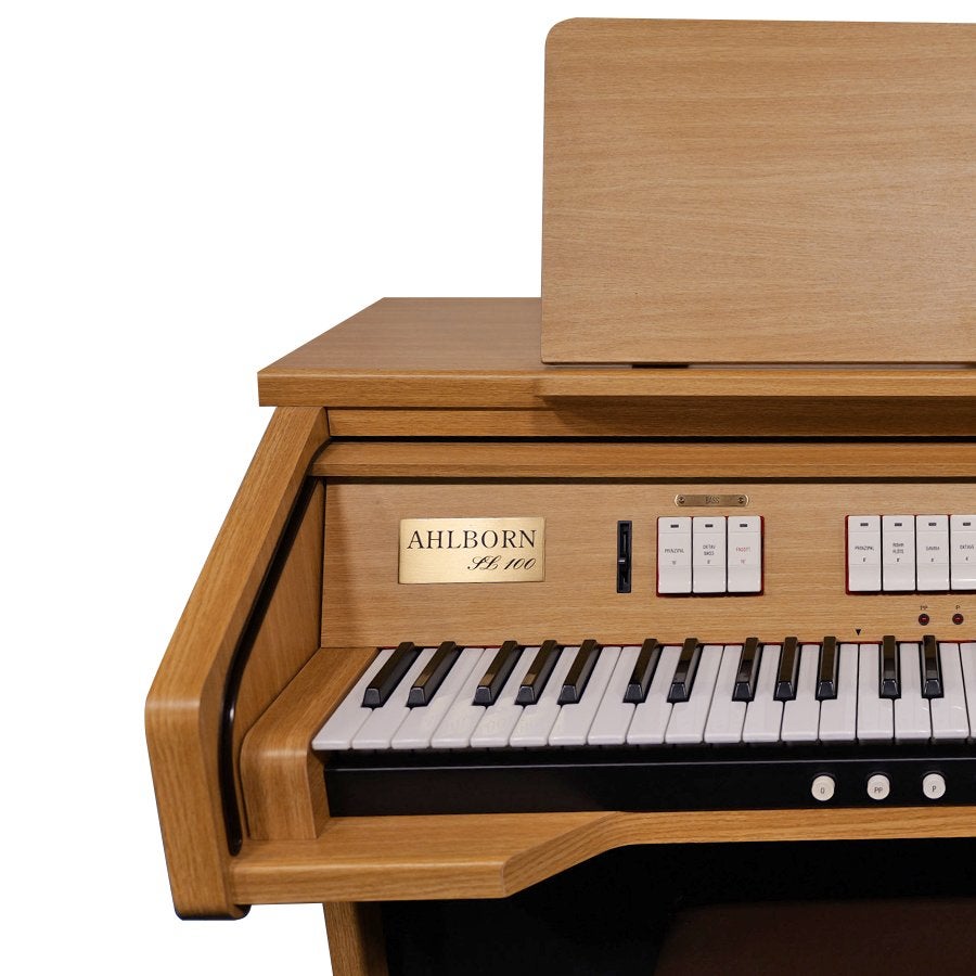 Ahlborn SL100 Blank Eiken orgel, Gebruikt, Verzenden, 1 klavier, 3364AE