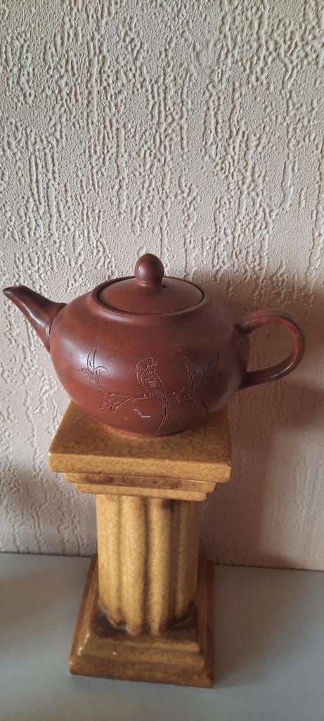 Antieke Yixing chinese theepot, terra cotta, Ophalen of Verzenden