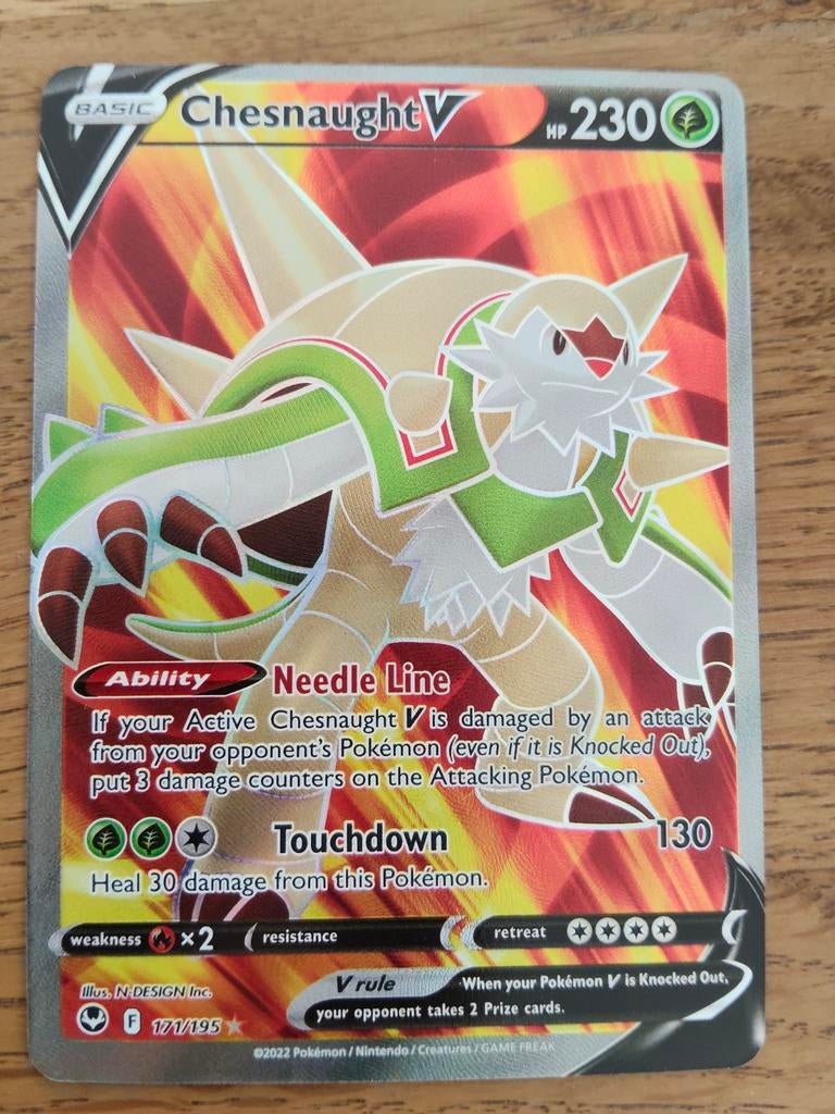 Chesnaught v full art, Ophalen of Verzenden, Zo goed als nieuw, Losse kaart
