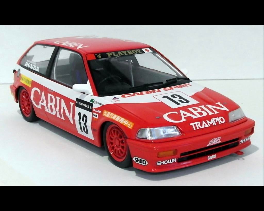 Triple 9 1/18 Honda Civic Ef3 #13 Team Cabine, Hobby en Vrije tijd, Modelauto's | 1:18, Ophalen