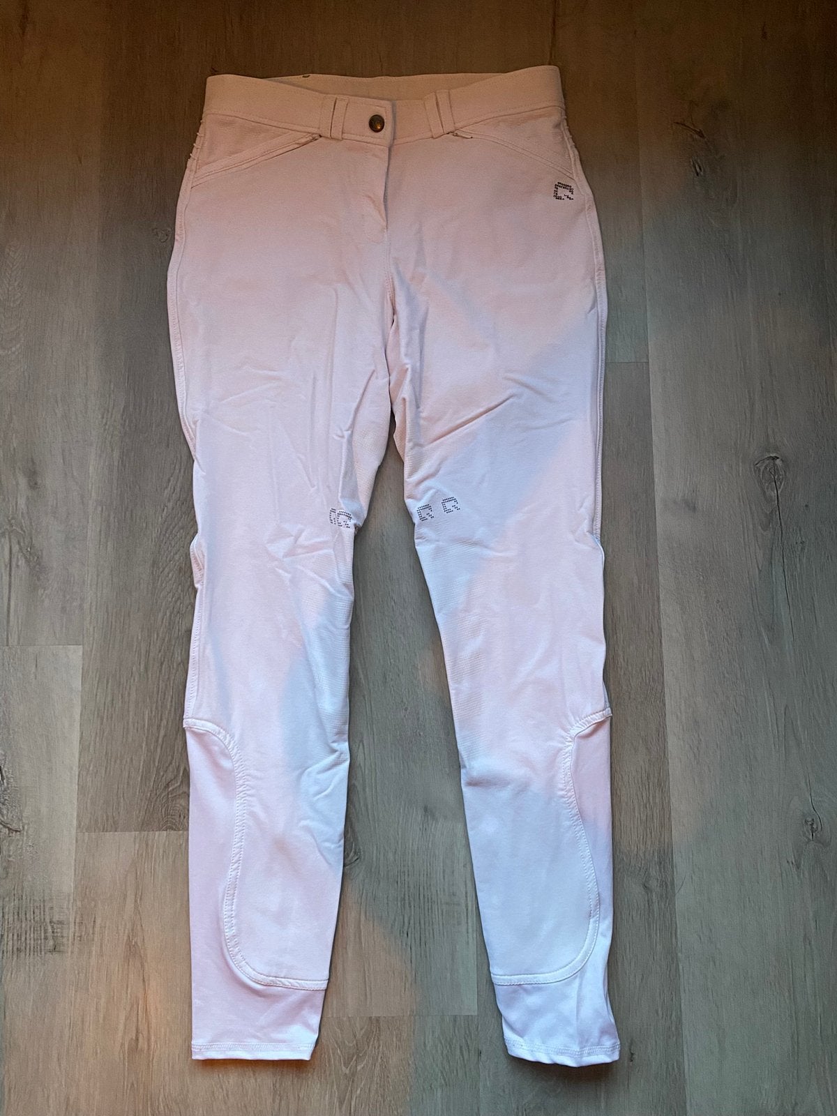 Witte rijbroek, Dieren en Toebehoren, Dressuur, Zo goed als nieuw, Met grip, Onderkleding