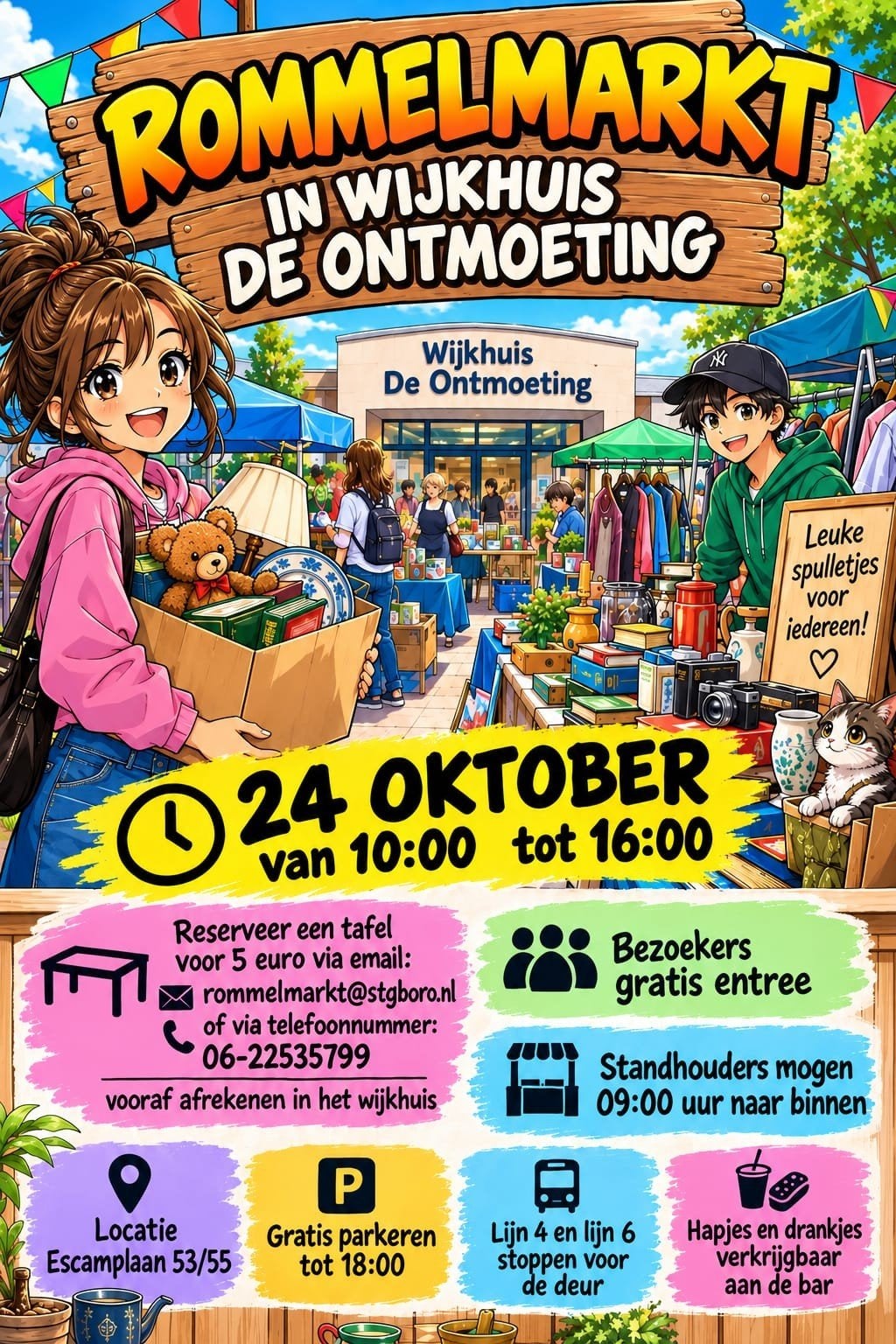 rommelmarkt, Ophalen