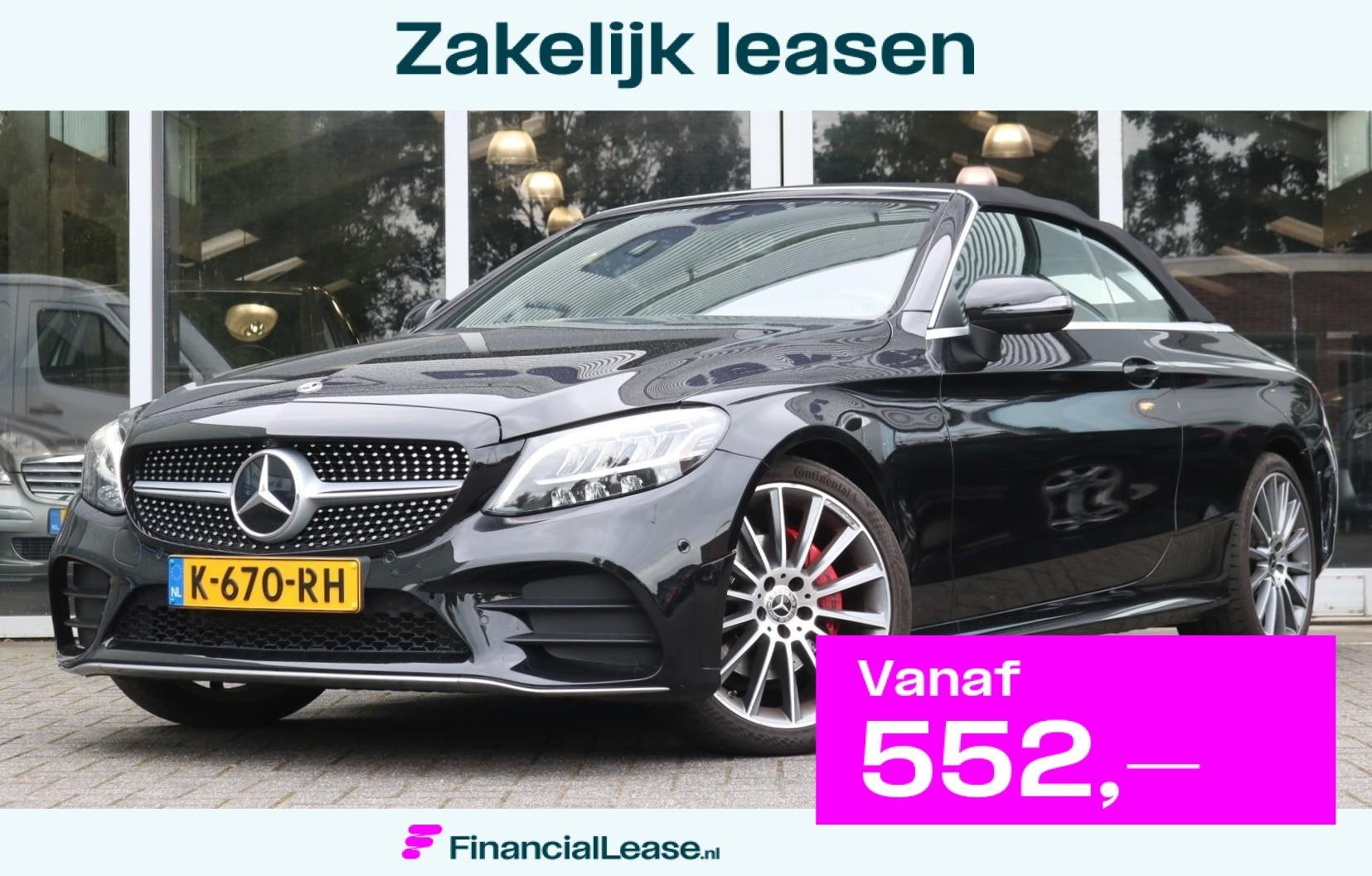 Mercedes-Benz C 200 Cabrio AMG Line Airscarf | Sfeerverlicht, Automaat, 12 maanden, Euro 6, 4 cilinders