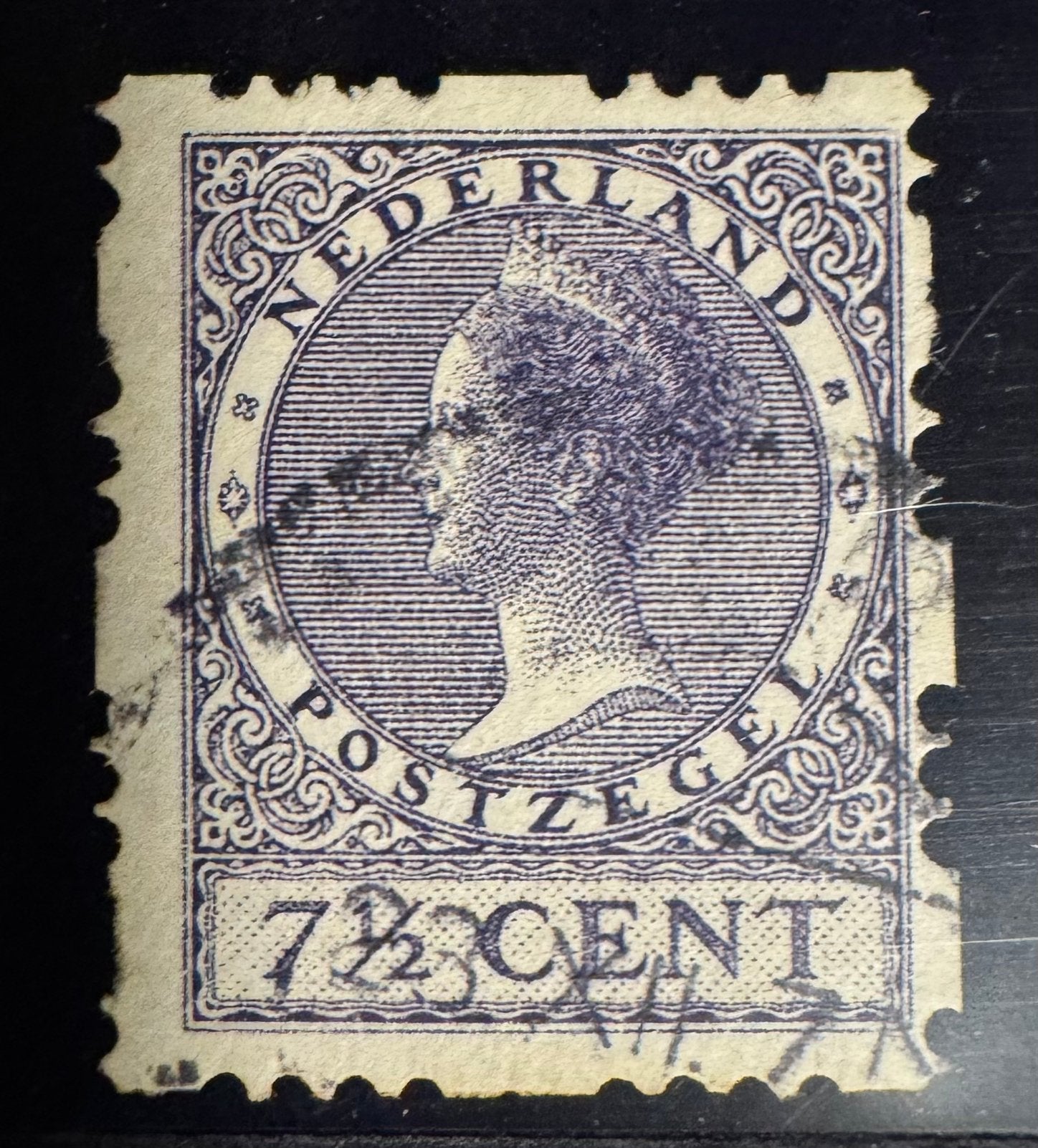 Nederland 1927 Roltanding R32 Ab attest catw €6000, Ophalen of Verzenden, T/m 1940, Gestempeld