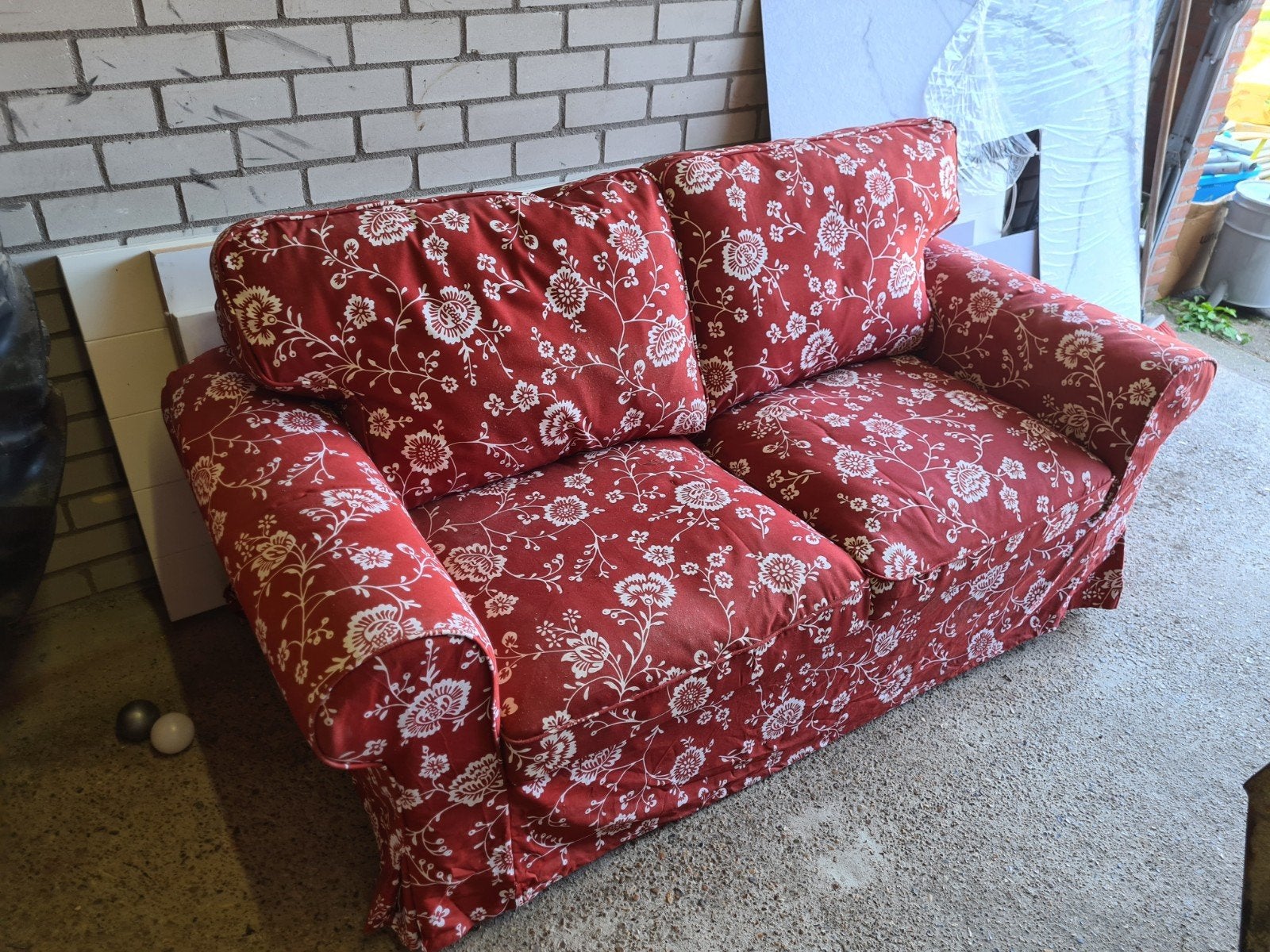 T.e.a.b. Comfortabele Ikea ektorp 2 zits bank, Ophalen, Gebruikt, 150 tot 200 cm, Tweepersoons