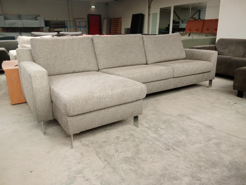 Hoekbank 290x140cm grijs - antraciet nu €250,-, ., 125 cm of meer, Ophalen of Verzenden, Zo goed als nieuw