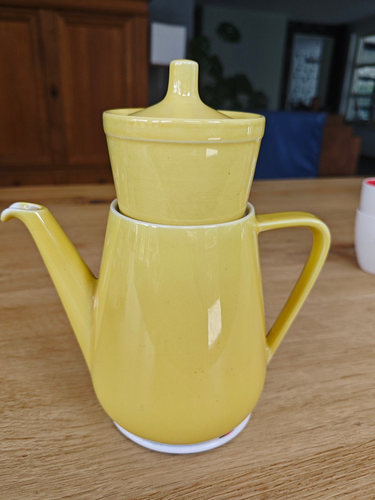 Villeroy en Boch koffie pot en filter vintage, Ophalen of Verzenden