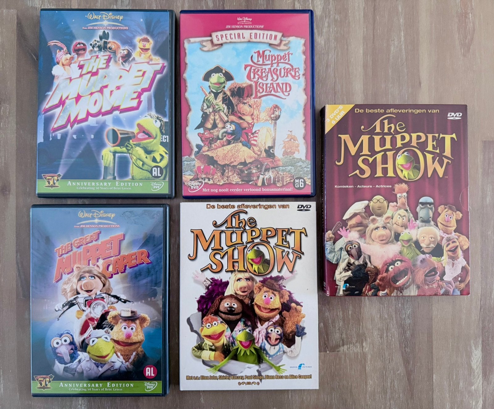 Muppets dvd collectie, Cd's en Dvd's, Nederlands, Ophalen of Verzenden, Zo goed als nieuw, Nederlands