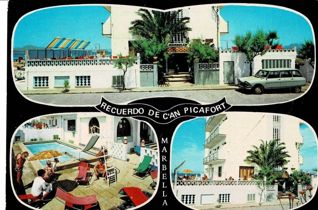 Ansichtkaart Recuerdo de Can Picafort, Mallorca, Spanje, Ophalen of Verzenden, 1960 tot 1980, Gelopen, Spanje