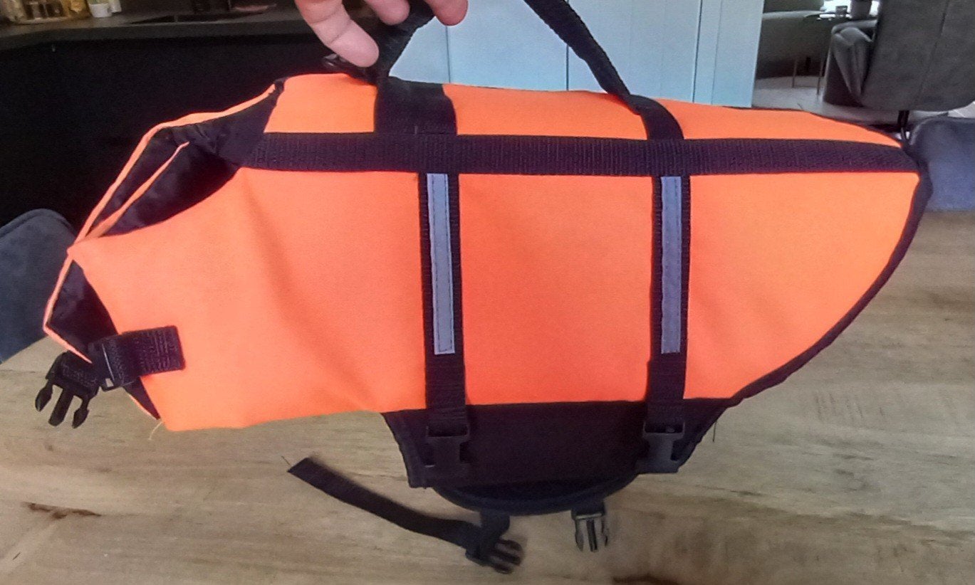 Zwemvest voor hond, Dieren en Toebehoren, Ophalen, Zo goed als nieuw, Hondenzwemvest, M