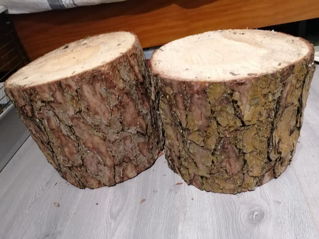 5 grote stukken boomstam - Decoratief of brandhout, Minder dan 3 m³, Ophalen, Overige houtsoorten, Stammen