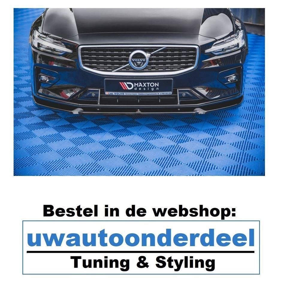 Maxton Design Volvo S60 MK3 R Spoiler Lip Splitter, Verzenden, Automotive Parts, A.parts@hotmail.nl, Trasmolenlaan 12 3447 GZ Woerden