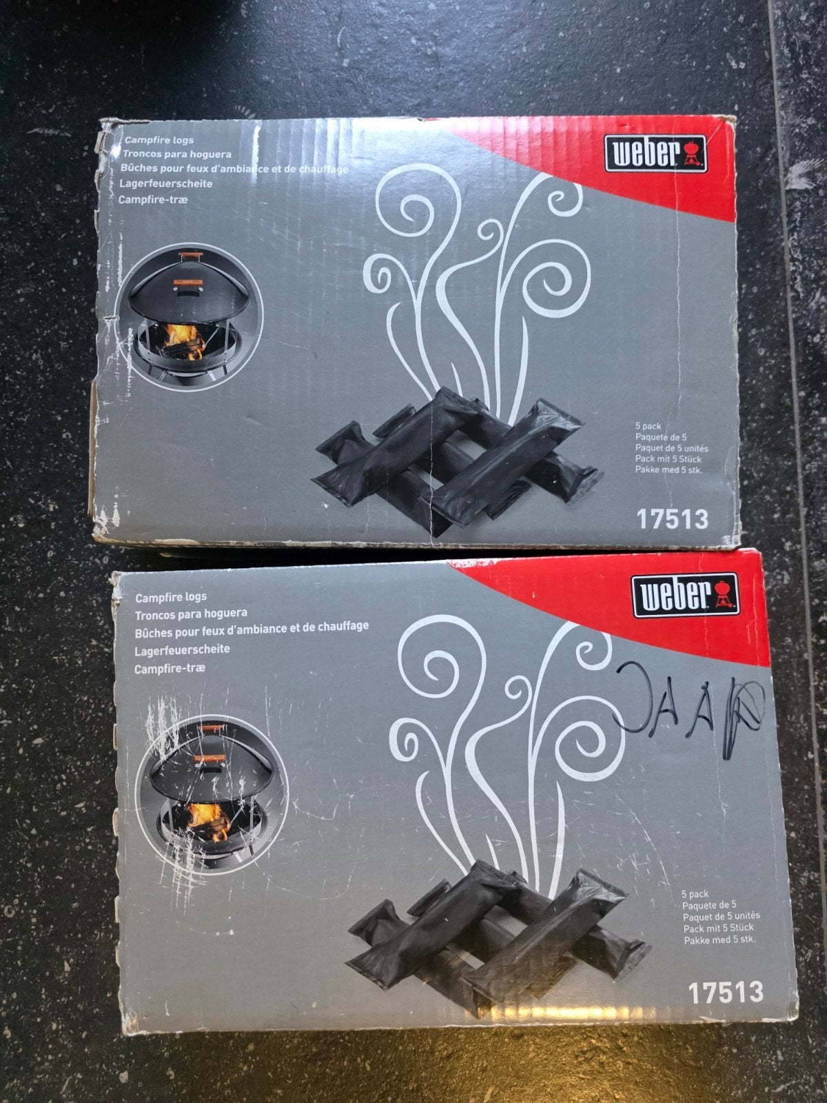 Weber Kampvuurblokken - 2x 5 stuks, Ophalen of Verzenden, Nieuw, Vuurkorf