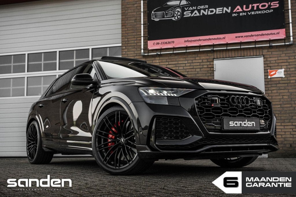 Audi RSQ8 4.0 TFSI quattro|ABT|Keramisch|Pano|B&O|Carbon|HUD, Auto's, 600 pk, Zwart, Bedrijf, Vierwielaandrijving
