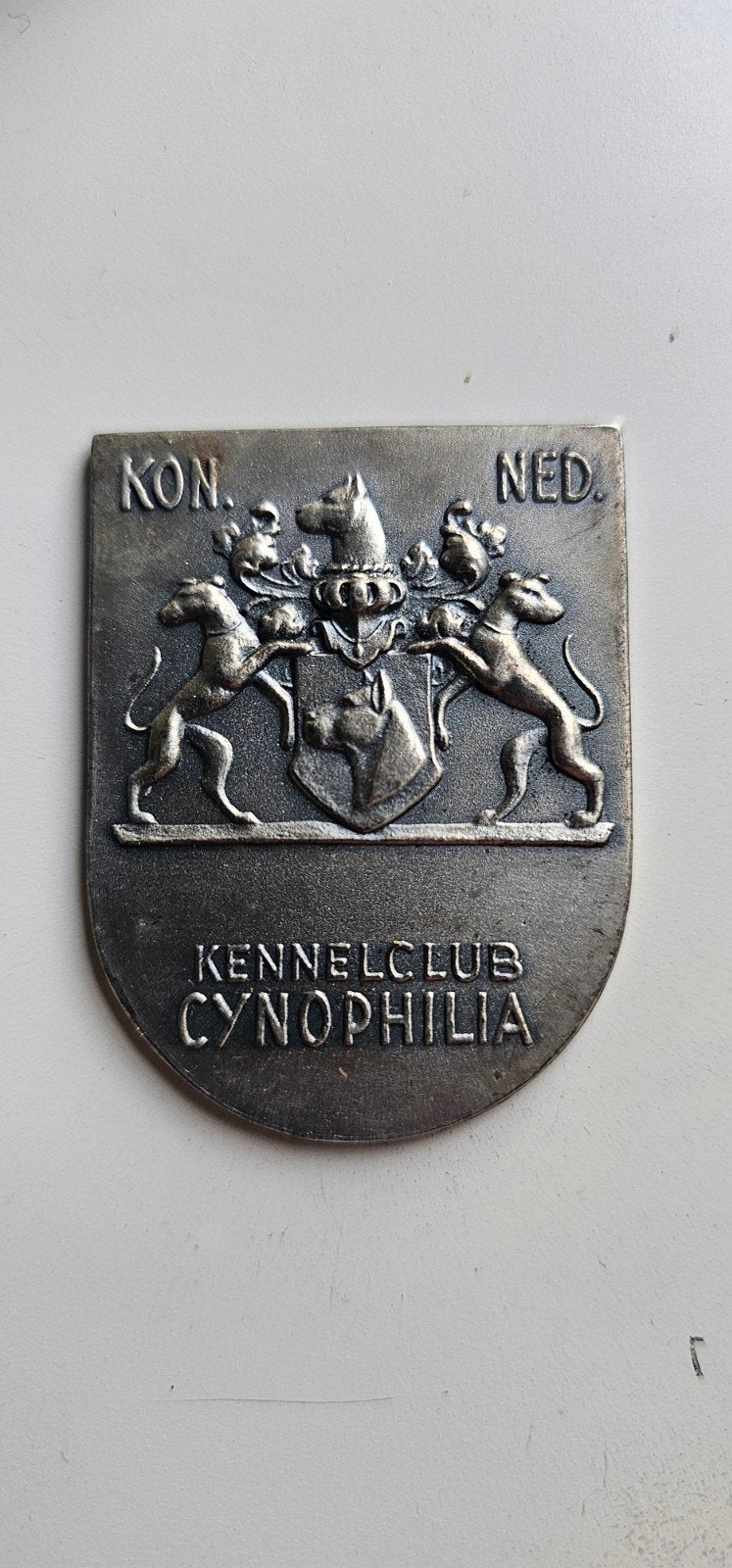 Oude medaille Koninklijke Nederlandse Kennelclub Cynophilia, Ophalen of Verzenden, Nederland