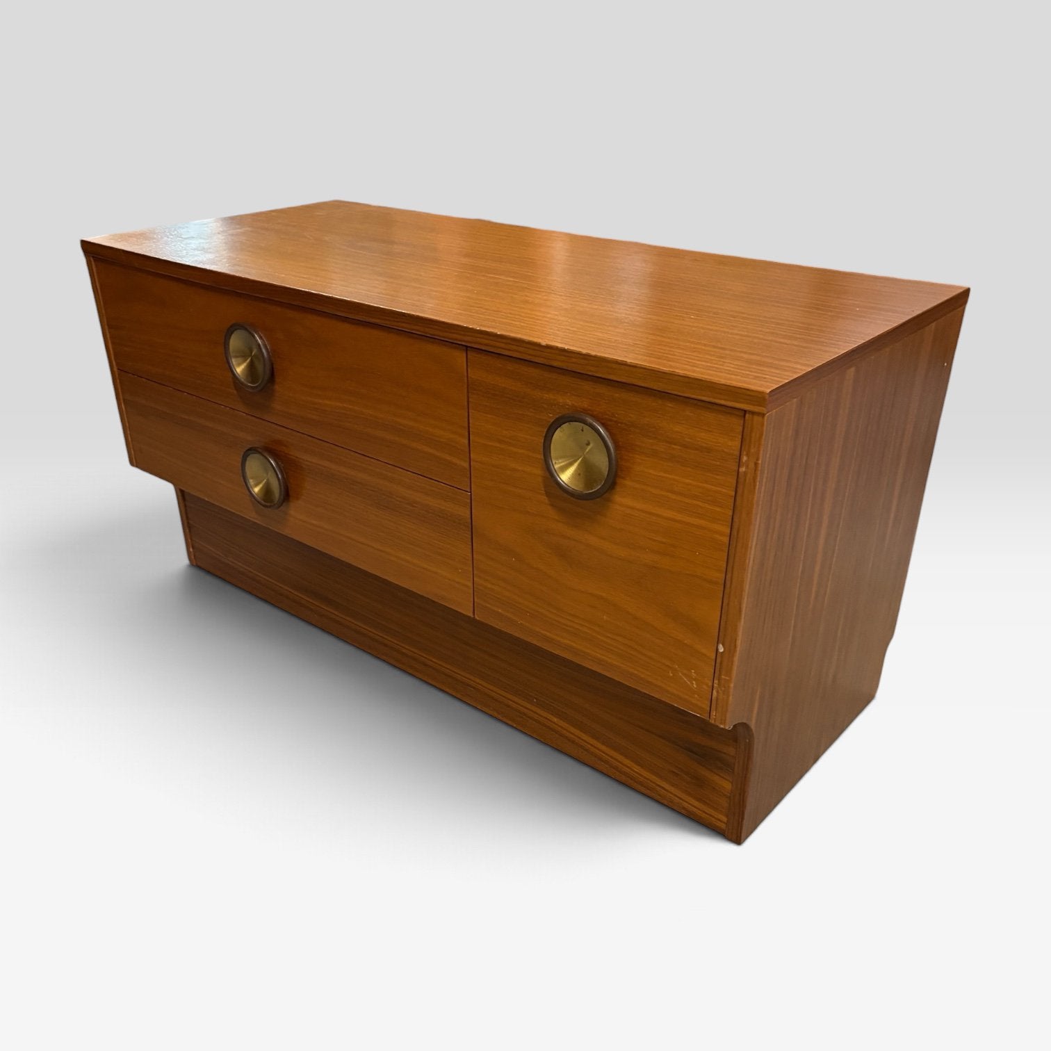 Comoacte teak halmeubel van Ulferts, Tibro uit de jaren ’70, Vintage - '70's - Scandinavisch, ?, Zo goed als nieuw, 3 of 4 laden