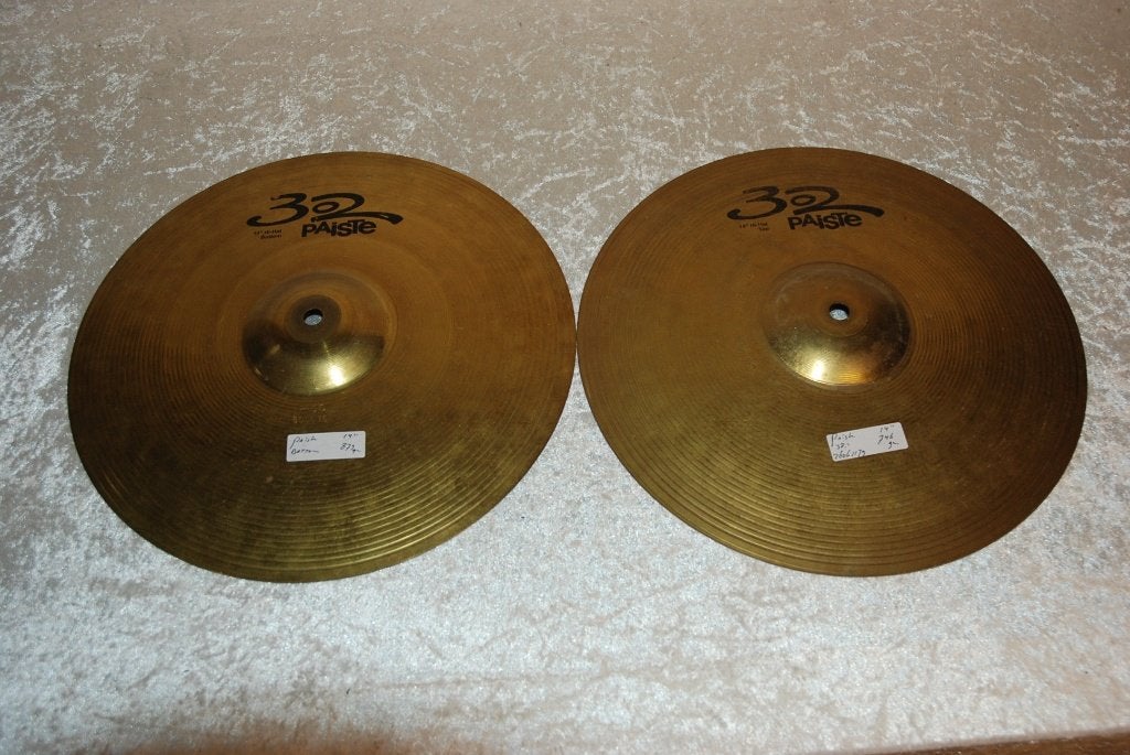 Paiste 302 hihats 746/879gr 14 inch  <26261179>, Gebruikt, ., Drums of Percussie, Ophalen of Verzenden