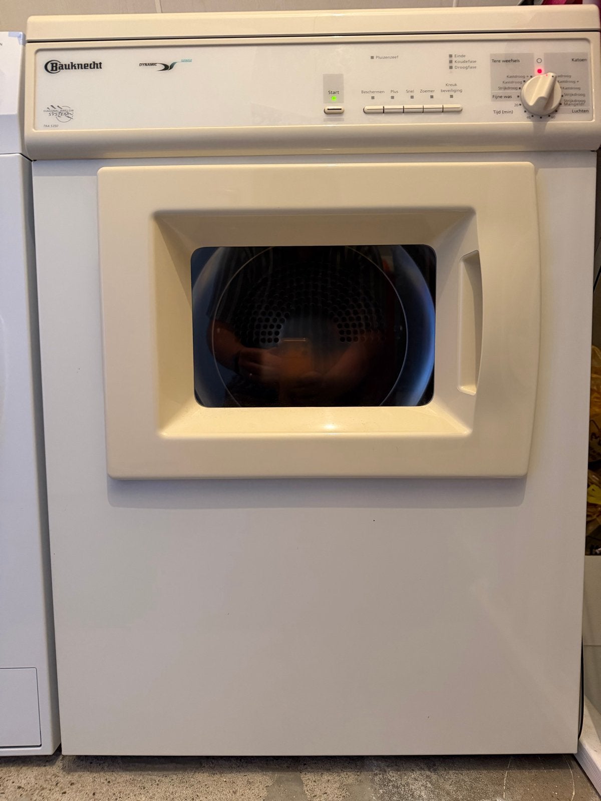 Bauknecht Wasdroger - Goede Staat, Witgoed en Apparatuur, Wasdrogers, Ophalen, 6 tot 8 kg, Gebruikt, Luchtafvoer
