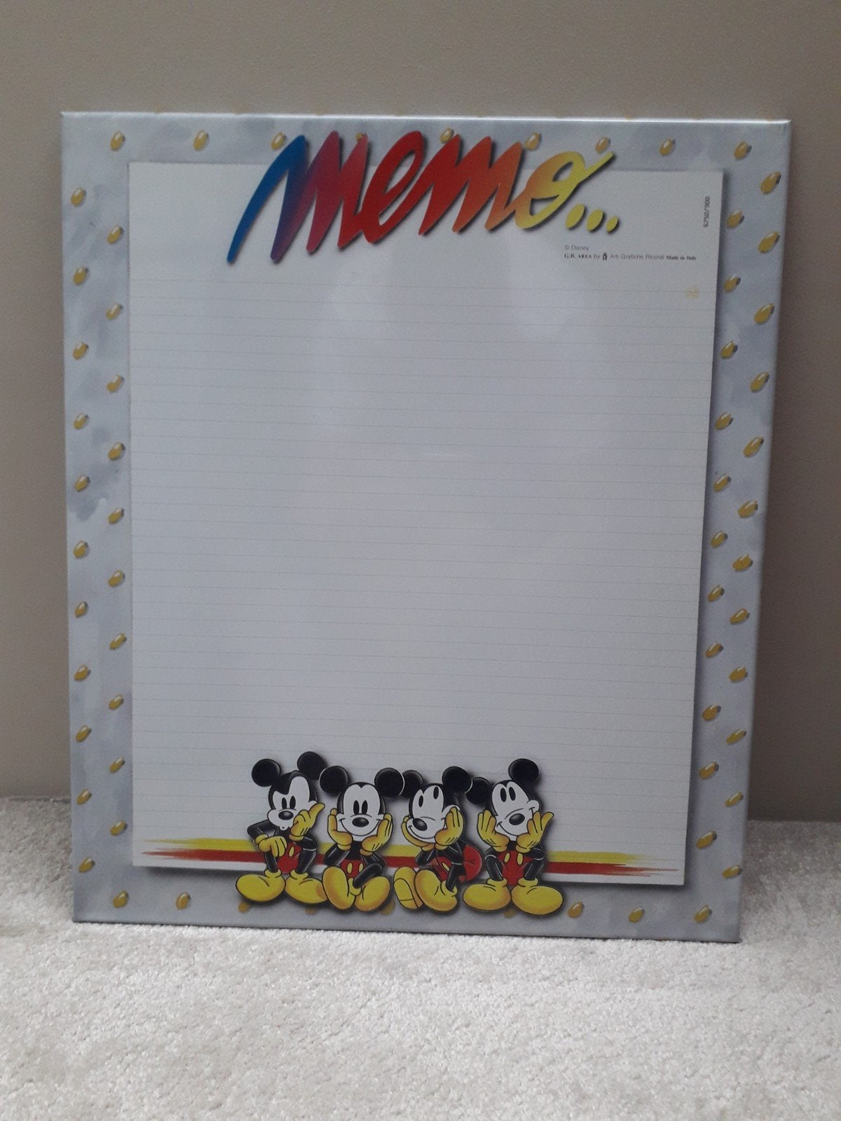 magneet bord Disney Mickey Mouse, Metaal, Nieuw, Ophalen of Verzenden, 41 cm