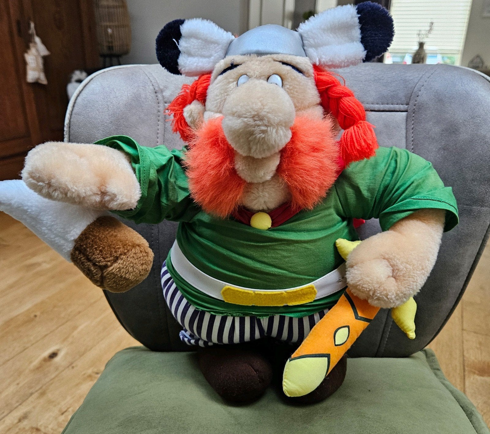Obelix knuffel - Asterix en Obelix - Vintage 1994, Overige merken, Overige karakters, Overige typen, Ophalen of Verzenden
