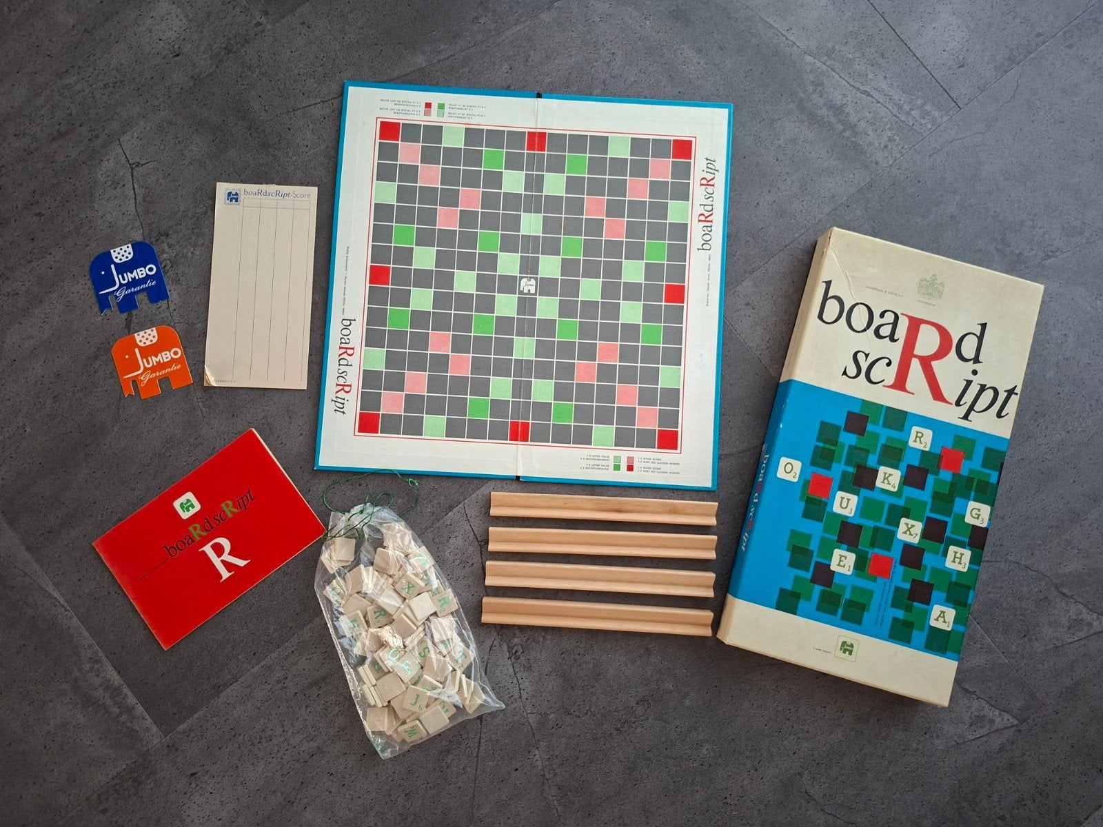 Originele scrabble - Boardscript in zeer goede staat, Ophalen of Verzenden, Zo goed als nieuw