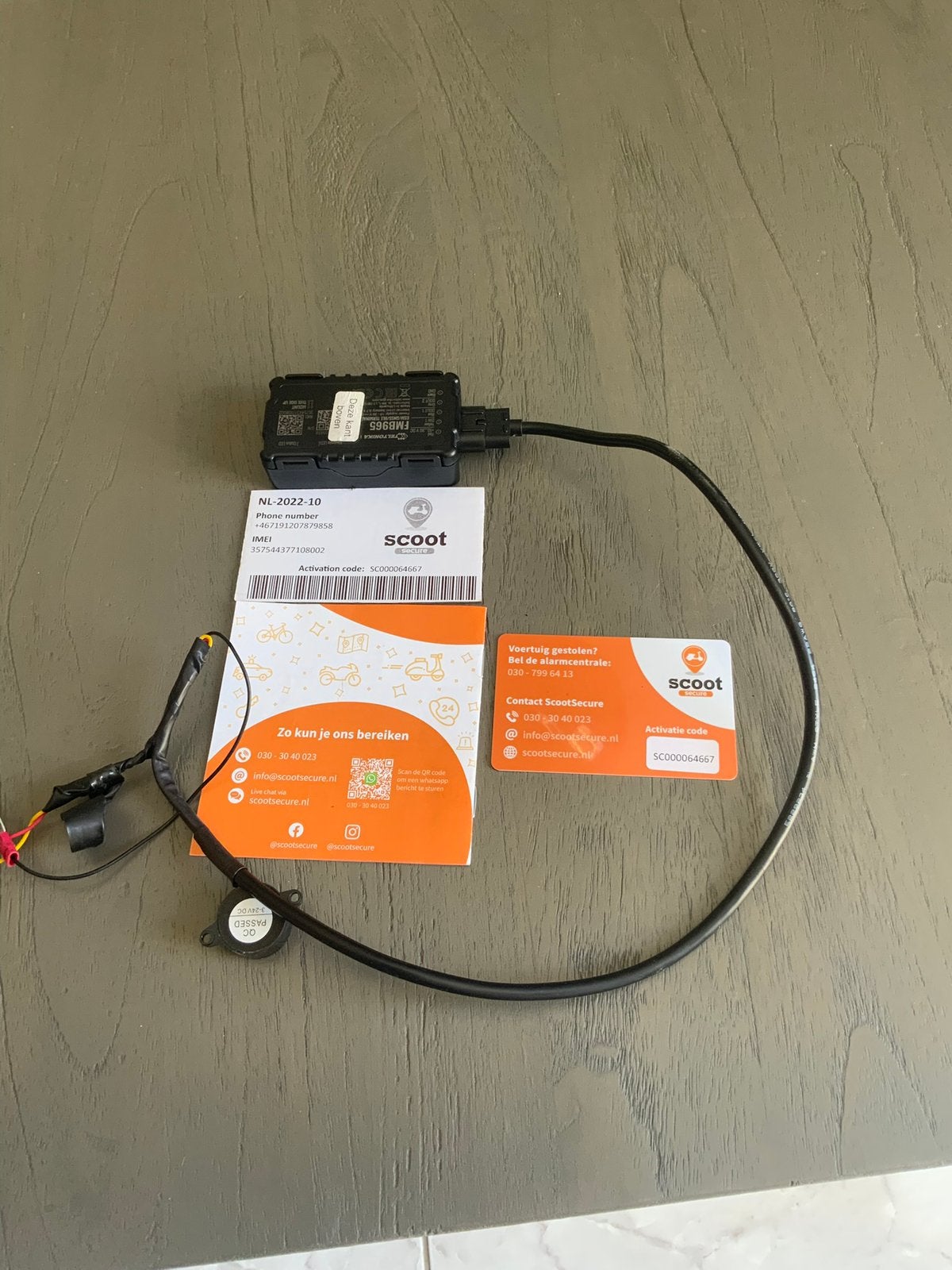 Gps tracker., Gebruikt