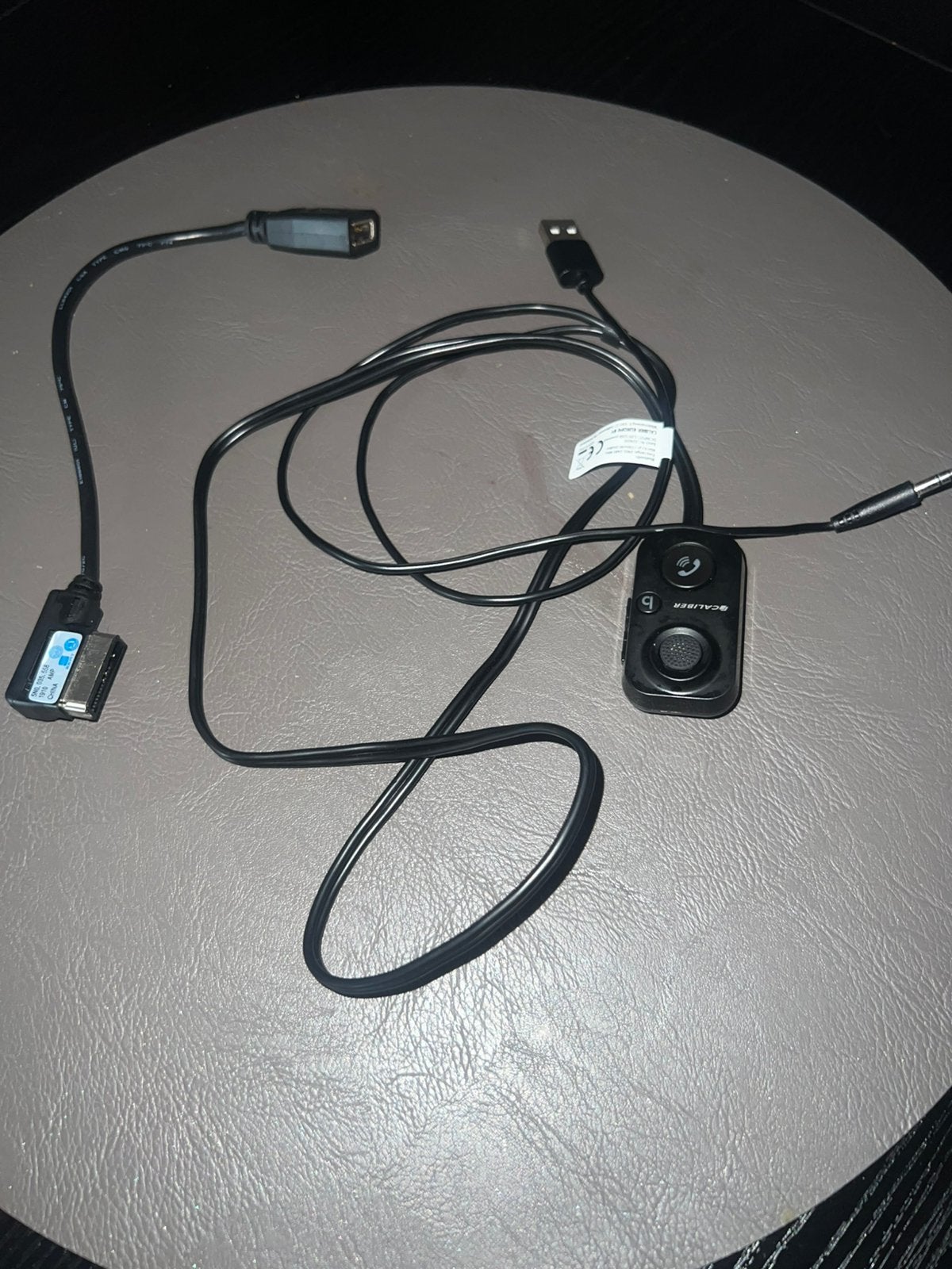 Caliber aux kabel voor auto, Audio, Tv en Foto, Radio's, Ophalen, Zo goed als nieuw