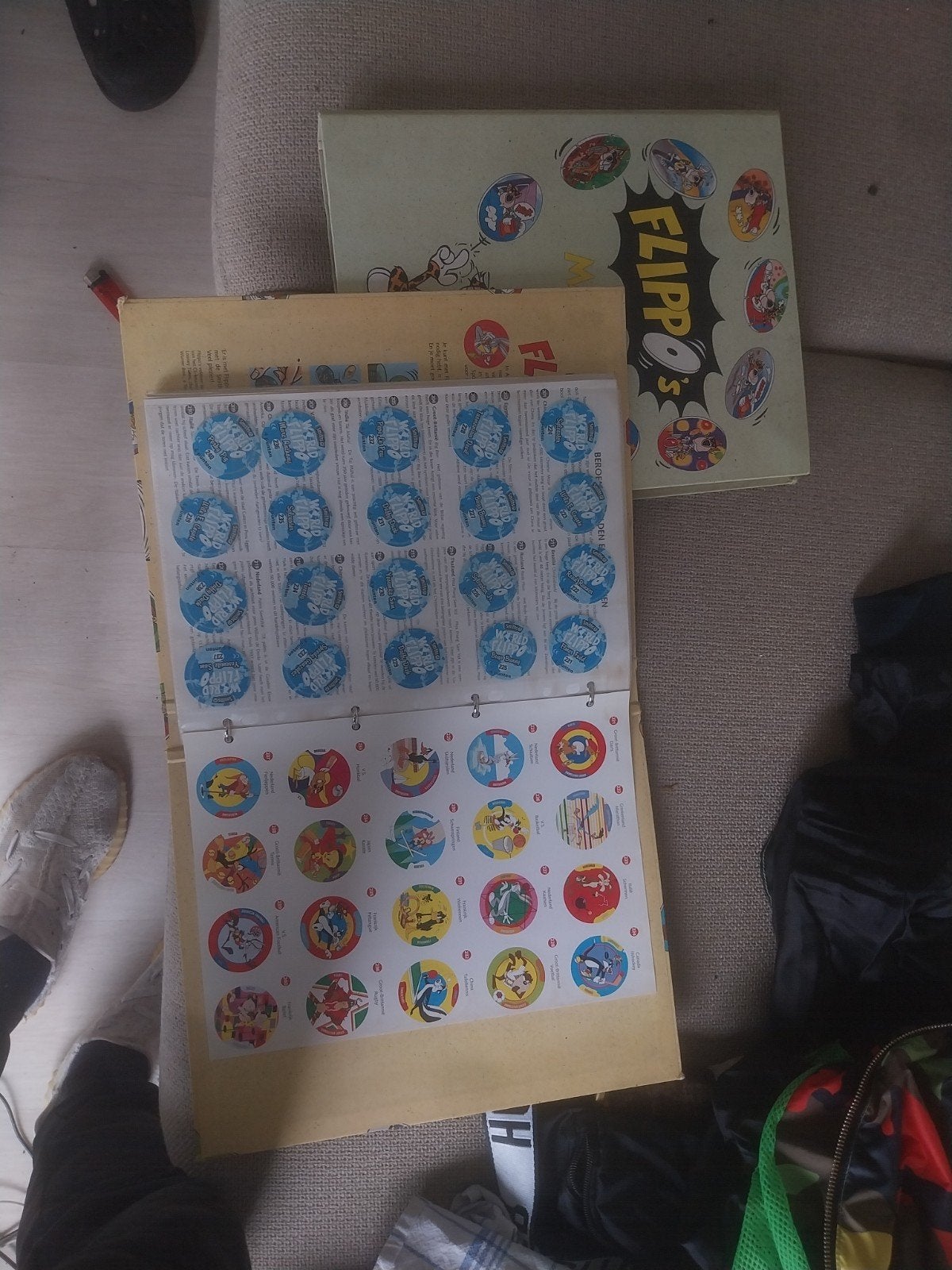 Flippo's verzamelmap met alle diverse series (kompleet), Ophalen of Verzenden, Looney Tunes, Verzameling, Met verzamelmap(pen)