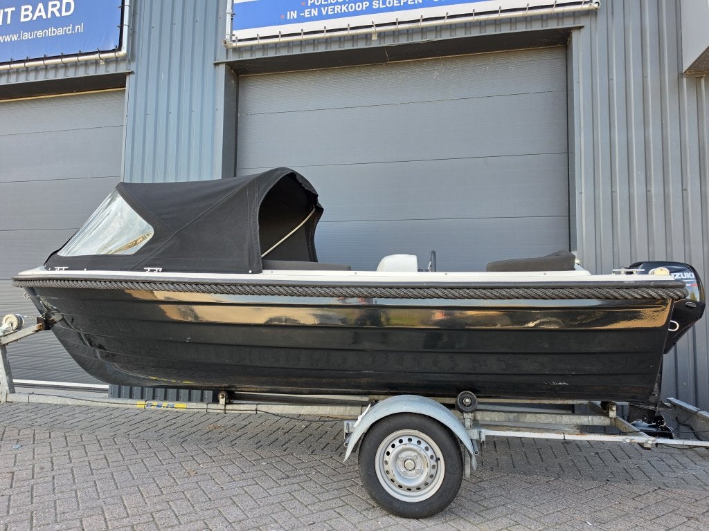 NIEUWSTAAT! Admiral 470 + Suzuki 9,9PK 4Takt, Watersport en Boten, Admiral, 35 cm, 5 m, 2 m